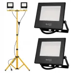 Ehitus LED halogeen lamp statiiviga 2x30W 4500K