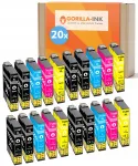 EPSON T1291&ndash;T1294 tindikassetid, 20 tk, sobivad Stylus BX305, SX230, SX235, SX425, SX435, S22