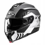 HJC C91N KAON mootorratturi kiiver, must/valge