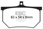 Piduriklotsid EBC FA107A, 1 ketta komplekt