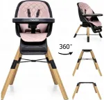 Laste tool MUUVO CHOC 2, 3in1, 110 kg, p&ouml;&ouml;rlev 360&deg;, roosa