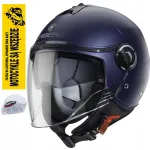 CABERG Riviera V4X Yama Blue Matt avatud mootorrattakiiver, suurus L