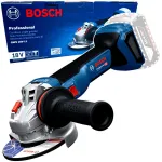 Harjadeta nurklihvmasin 18V BOSCH GWS 18V-11 0XAH, 06019N4100