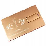 USB m&auml;lupulk 4GB, kuldne, graveeringuga, esimese lepitusv&otilde;idu puhul