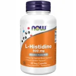 Toidulisand L-Histidine 600mg 60 kapslit NOW FOODS