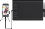 10x6 tolline graafikalaud, 8192 r&otilde;hutaset, pliiats, USB, 12 nuppu, Androidi ja Windowsiga &uuml;hilduv
