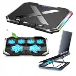 S&uuml;learvuti jahutustaldrik Q8, 6 ventilaatorit, LED RGB valgustus