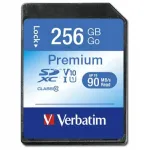 Verbatim Premium U1 SDXC 256GB V10 m&auml;lukaart