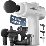 HELDENWERK massager, 6 otsikut, 3200 rpm, USB-C, valge