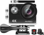 AKASO 4K 30FPS 20MP veekindel, lainurk WiFi LCD tegevuskaamera