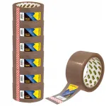 Kleeplint Idena 60064, pruun, 50 mm x 66 m, 36 tk, vaikselt kleepuv