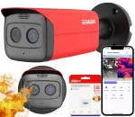 IP videosurvekaamera tulekahju tuvastusega HY-FT431LFP-TD1F4, 4MP, 128 GB WisuAlarm kaart