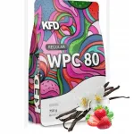 Valgulisand KFD Protein WPC 80, vanilje ja maasika maitsega, 750 g
