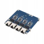 Raspberry Pi 5 v&otilde;rgukaart, PCIe, 4 Gigabit Ethernet kanalit (B versioon)