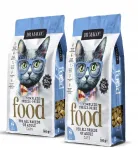 L&uuml;ofiliseeritud kassitoit DR MALOU pardiliha ja lambalihaga, 2 x 500 g
