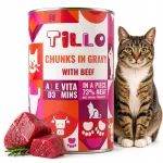 TILLO m&auml;rg kassitoit veiselihaga, t&uuml;kid kastmes, 415 g