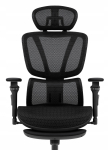 Ergonoomiline b&uuml;rootool Hell's Chair HC-1044 musta kangaga