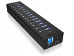 USB jagaja ICYBOX IB-AC6113, aktiivne, alumiinium