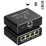 V&otilde;rgul&uuml;liti 4x RJ45 1000Mbps USB-C, alumiinium