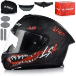 Motorrattakiiver LS2 FF820 RAPID III KAJIU koos Pinlock s&uuml;steemiga, ECER 22.06