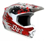 Motokrossi ja enduro kiiver CARBON CFK, punane, L suurus