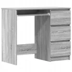 Kirjutuslaud halli sonoma tamme toonis, 90x45x76 cm
