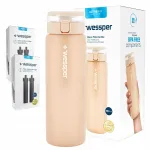 Wessper ActiveMax Clarti veepudel 0,68 l, liivakarva, koos 5 filtriga