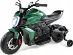 Laste elektriline mootorratas DUCATI, 12V 9Ah, 90W, 2x12V mootorit, LED