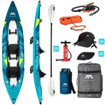 Aqua Marina STEAM-412 kanoe 2-kohaline, 2x KP-1 aerud ja EP-T16 pump
