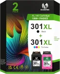Tindipatrunid HP 301 XL, sobib Deskjet 2540, 1000, 1050, 1510, 2050, 3050, Envy 4504, 4500