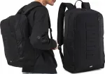 Seljakott Puma, must, 26 l, reljeefne logo