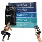 Mini treeningkumm Synerva sinine, 5 tk + e-raamat