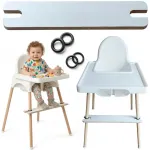 IKEA ANTILOP tooli jalatugi, valge, pestav, reguleeritav