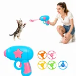 Helendav frisbee kassidele, m&auml;ngukomplekt