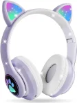 Laste juhtmevabad k&otilde;rvaklapid LED k&otilde;rvasisenditega, Bluetooth 5.0