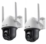 TP-LINK VIGI C540-W 4 mm 4MP kahe p&ouml;&ouml;ratava WiFi IP-kaamera komplekt PTZ ja mikrofoniga, 2 tk