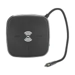 USB-C 9-in-1 hub HDMI (4K), RJ45, PD 60W, USB 3.0 ja Qi 7.5W-ga