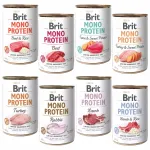Brit Care Mono Protein koerakonserv, erinevad maitsed, 8 x 400 g