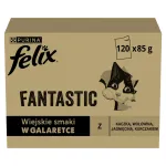 Felix Fantastic m&auml;rg kassitoit, 120 x 85 g, veiseliha, kana, part, lammas