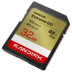 SANDISK EXTREME GO SDHC 32 GB U3 V30 100/60 MB/s m&auml;lukaart