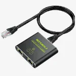 LAN v&otilde;rgu jagaja 1-2, Gigabit Ethernet, RJ45, alumiinium, USB-toitega