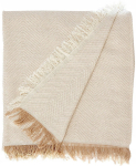Puuvillane pleed 180x260 cm, kooreliivakarva, tutidega, kuusemustriga