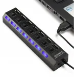 USB jagaja, 7 pistikut