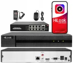 Videovalve salvestusseade 8 kanalit 8Mpx HiLook Hikvision 8x PoE l&uuml;litiga