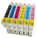 Tintikassetid EPSON T0481-T0486, 6 tk, sobivad Stylus R200, R300, RX500