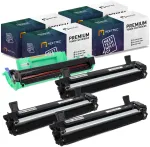 Toonerkassettide komplekt 3x TN1030 + DR1030 trummel Brother HL1210WE, DCP1512E, HL1112E jaoks
