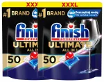 N&otilde;udepesukapslite komplekt Finish Ultimate All in One, v&auml;rske, 2 x 50 tk