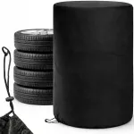 Rehvide kate 14&ndash;21", veekindel, tugev, paks, must, 4 rehvi jaoks