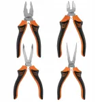 Tangide komplekt NEO TOOLS, 4 tk, k&uuml;lgmised ja pikad tangid, 180 mm