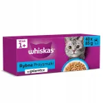 WHISKAS niiske t&auml;iskasvanud kasside toit kalaga želees, 40 x 85 g